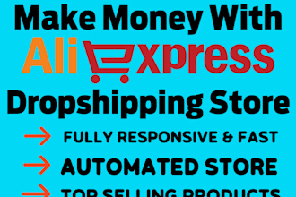 create automated aliexpress dropshipping store