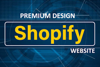 design shopify store and shopify website