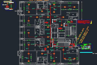 design and plan of fire protection and detection system any types of building