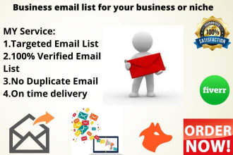 collect niche targeted email list building  for your business