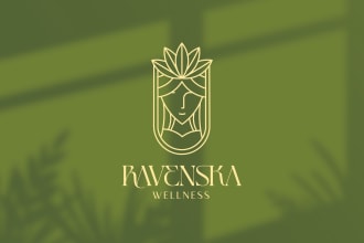 do minimalist line art logo