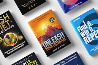 design original book cover or kindle book cover