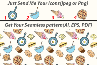design repeated seamless 2d patterns