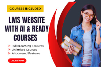 build a complete lms with ai tools and ready to sell courses