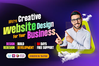 design, redesign, copy clone, wordpress website development, business website