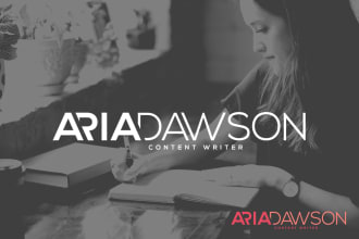 design name text based letters logo for personal branding