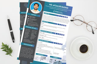 design modern cvs and infographic resumes to elevate your professional profile
