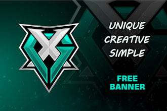 design professional logo initial letter esports, twitch