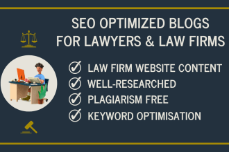 help you in legal content writing and blog posts
