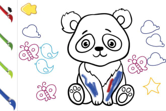 create coloring educational games and apps for kids