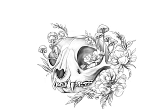 create an individual tattoo sketch for you