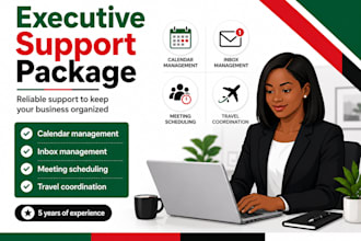 be your executive virtual assistant