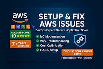 setup and fix issues on amazon web services AWS