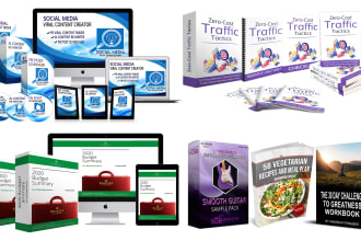 design mockups, online course mockup, ebook covers and ecover bundle