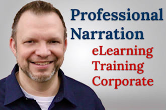 be your elearning and training male voice over