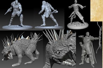 create 3d models for 3d printing miniatures