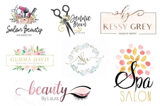 do modern salon, boutique, fashion and beauty logo