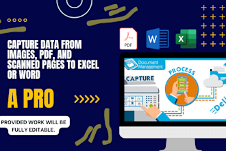 do data capturing services, web research and virtual assistant tasks