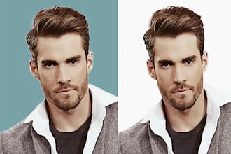 do photoshop editing, model, headshots editing