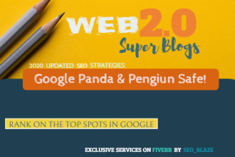 create 10 super web 2 0 blogs with login contextual included