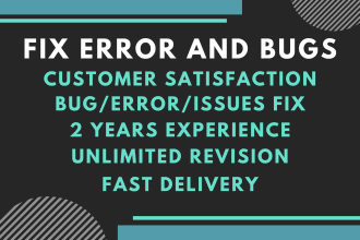 fix wordpress issues, fix bugs and complicated errors