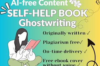 ghostwrite a self help book for you