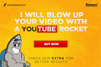 make SEO promotion of your youtube video, encouraging views and likes