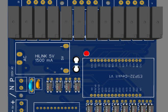 design pcb in easyeda as your requirement