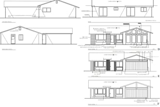 draw floor plan, construction plan in autocad