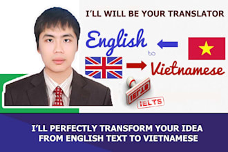 translate english to vietnamese and vietnamese to english