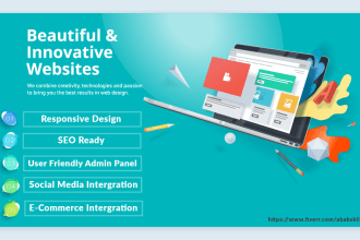do responsive web design and build a complete website