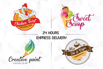 design a creative logo within 24 hrs