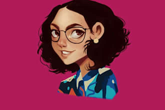 draw semi realistic portraits