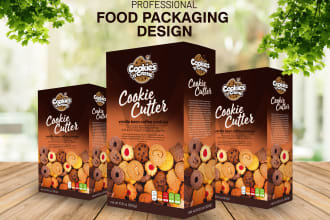 do food packaging box or label design
