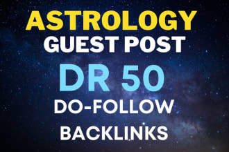 do guest posts on the astrology blog da 50