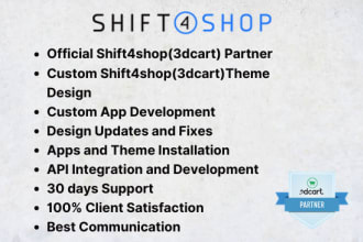 set up shift4shop website SEO, customization, redesign and speed optimization