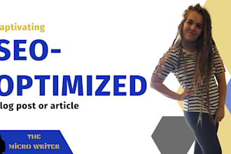 write a captivating and SEO optimized article or blog post