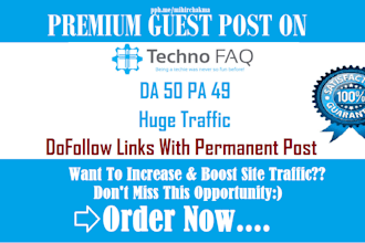 publish your article on high quality tech sites