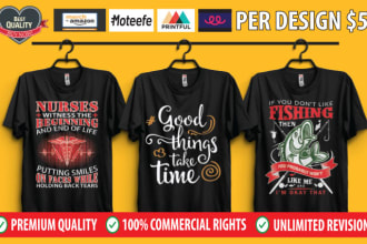 do trendy typography tshirt design bundle
