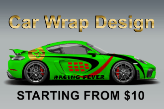 make perfect car wrap design van and full vehicle wrap design