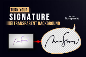digitize vector tracing your handwritten signature