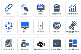 design UI icons and buttons for mobile and web apps