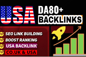 do 100 USA backlinks white hat SEO link building
