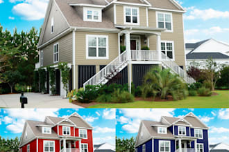 professionally change your exterior or interior house color