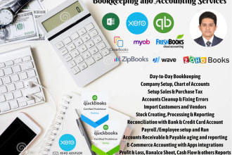 be bookkeeping and accounting using quickbooks xero waveapps