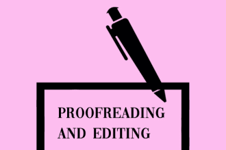 proofread and edit your short story or novel chapters