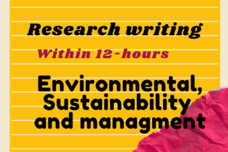 write articles related to environmental, sustainability, and management