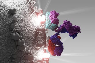 design and create 3d science images and illustrations