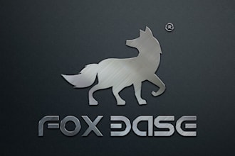 replicate your logo in 3d realistic metal brushed