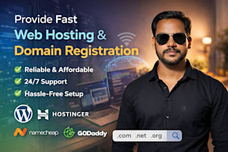 provide fast web hosting and domain registration services